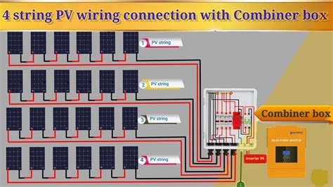 solar combiner box wiring diagram